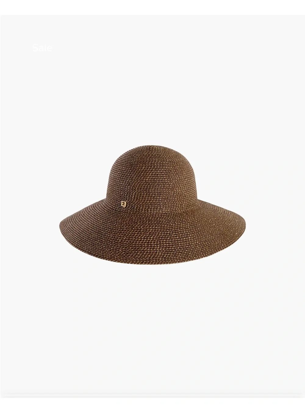Eric javitz brown woven straw packable hat size large (rubbed off tag) - Picture 6 of 14
